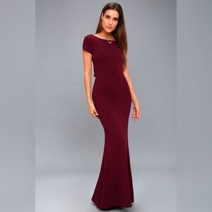 *SOLD* Lulus Endless Love Backless Formal Dress